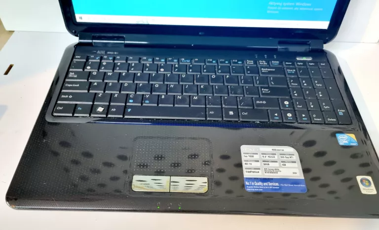 LAPTOP ASUS K50IJ CORE 2 DUO T6500 4/320GB HDD WIN10