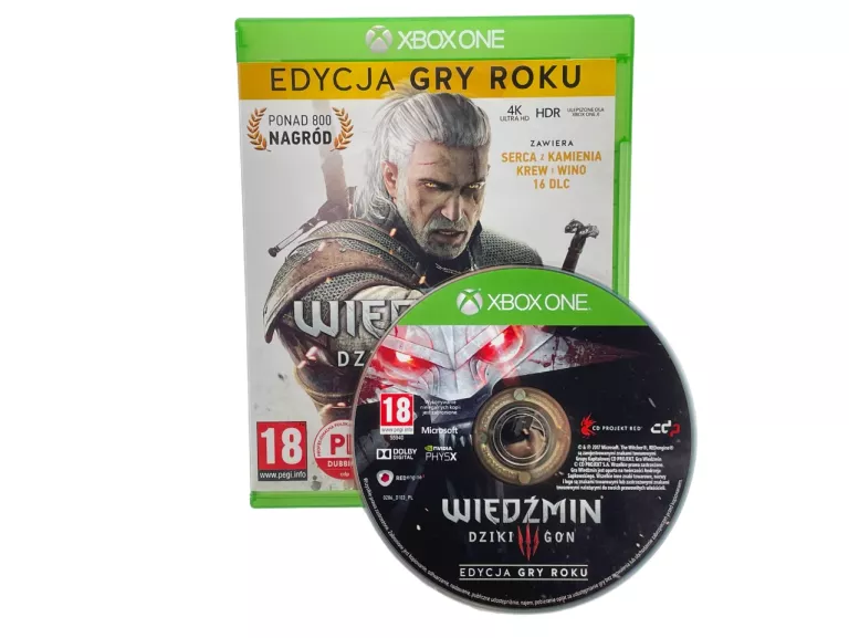 GRA WIEDŹMIN 3 DZIKI GON XBOX ONE DUBBING PL