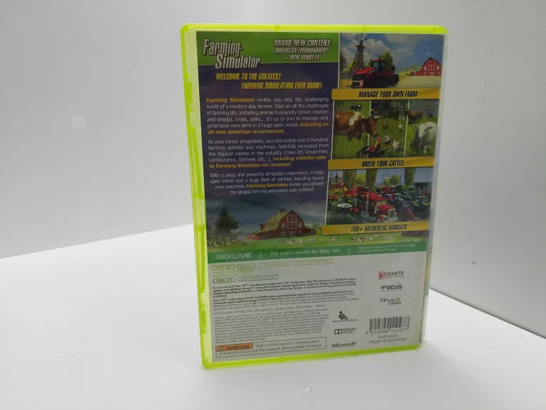 GRA NA XBOX 360 FARMING SIMULATOR