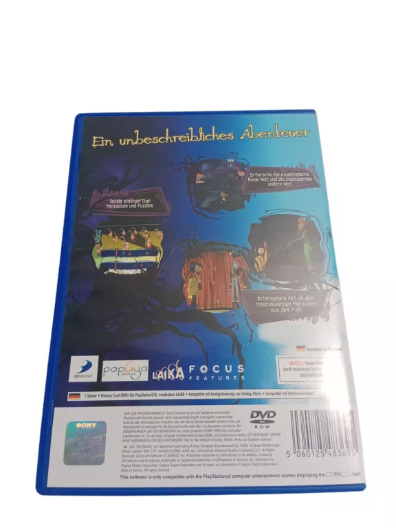GRA PS2 CORALINE - NIEMIECKA WERSJA JĘZYKOWA