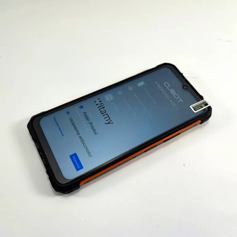 SMARTFON CUBOT KING KONG ACE 3 8 GB / 256 GB 4G (LTE) CZARNY