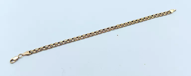 WYRÓB JUBILERSKI UŻYWANY BRANSOLETKA 19CM 585