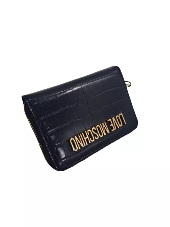 PORTFEL LOVE MOSCHINO JC5627PP1FLF0000 / CZARNY
