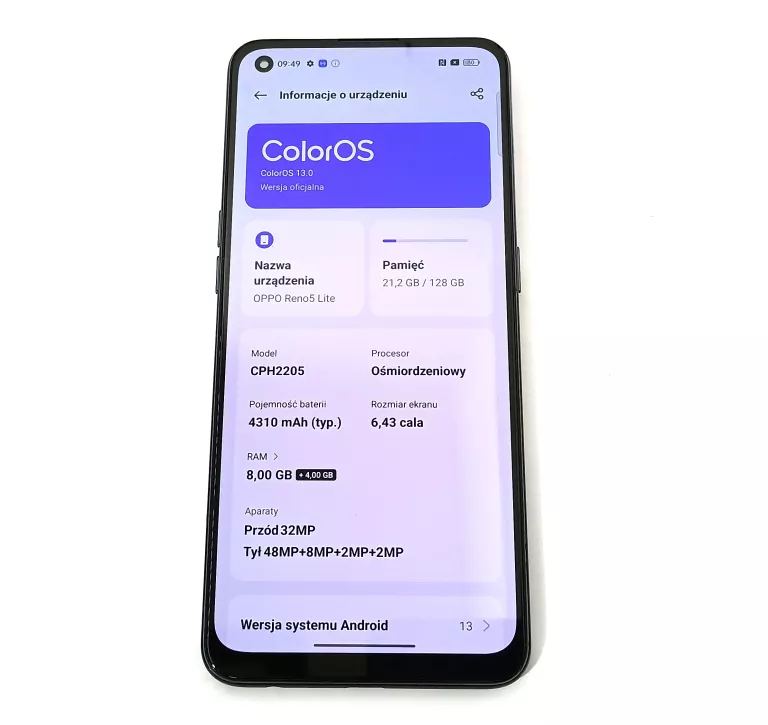 TELEFON OPPO RENO 5 LITE CPH 2205
