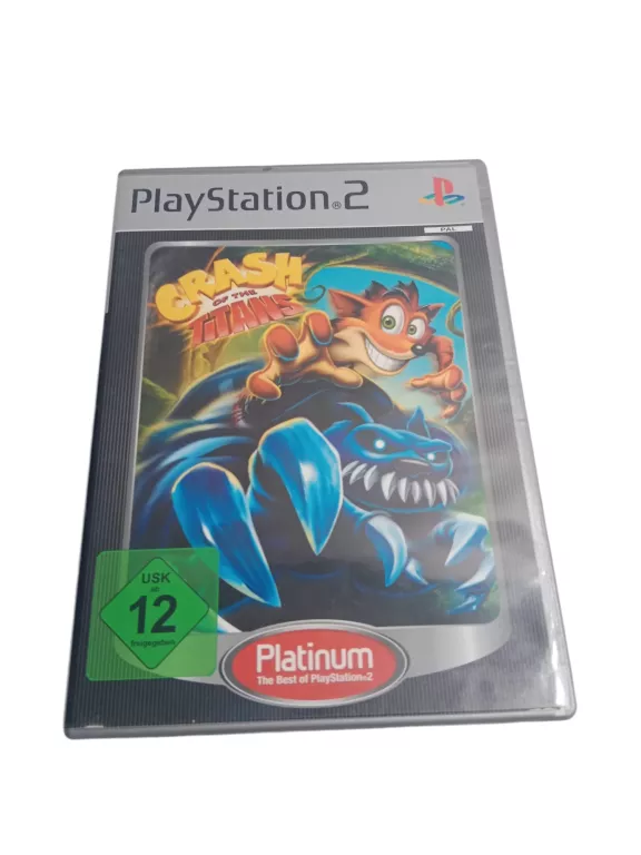 GRA PS2 CRASH OF THE TITANS - NIEMIECKA WERSJA JĘZYKOWA