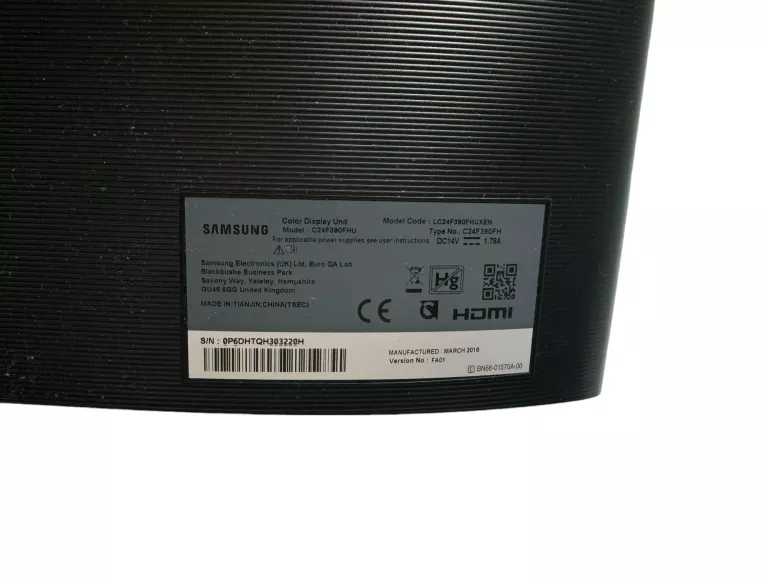 MONITOR SAMSUNG LC24F390FHU !