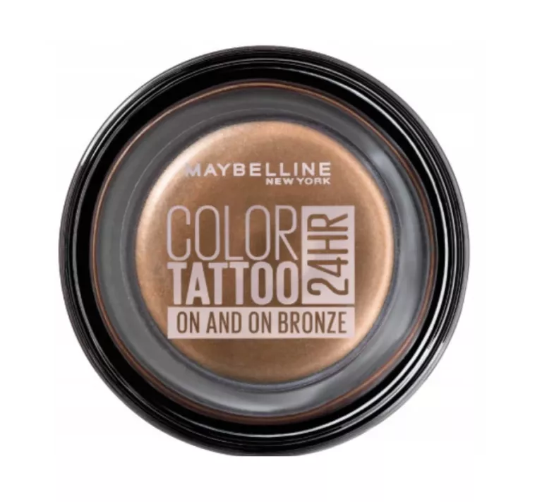 MAYBELLINE COLOR TATTOO 24H ŻELOWY CIEŃ DO POWIEK ONE AND ONE BRONZE 4ML
