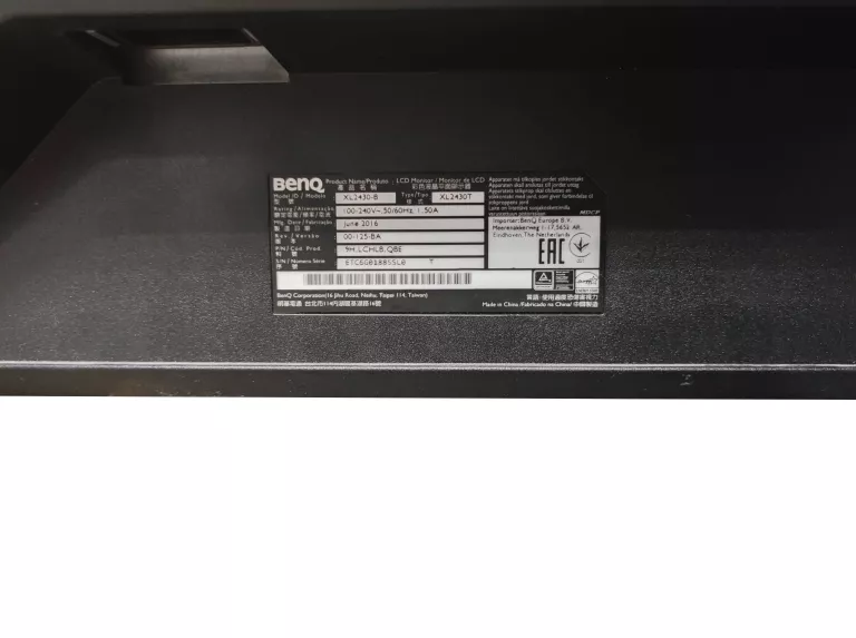 MONITOR BENQ XL2430T 24" LED  FULLHD 144HZ 1MS