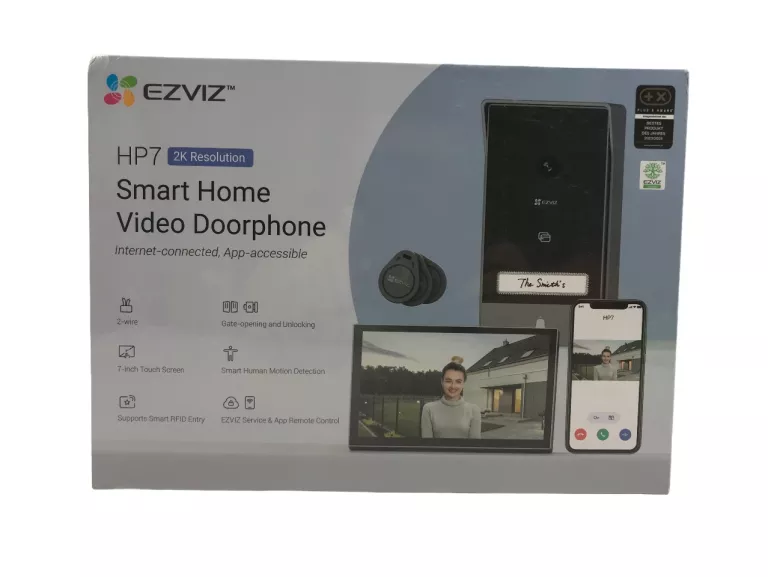 WIDEODOMOFON WIFI EZVIZ HP7 2K KOMPLET