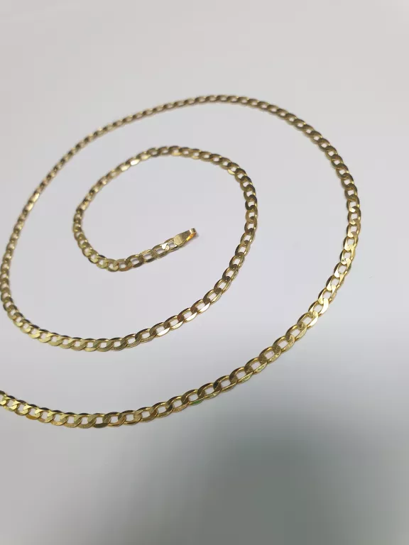 ZŁOTY ŁAŃCUSZEK 6,60G 585 50CM