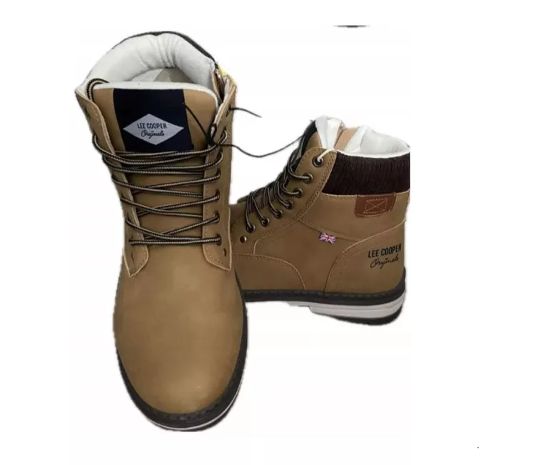 BUTY ZIMOWE MĘSKIE LEE COOPER OCIEPLANE TRAPERY, BUTY TREKKINGOWE ROZ 43