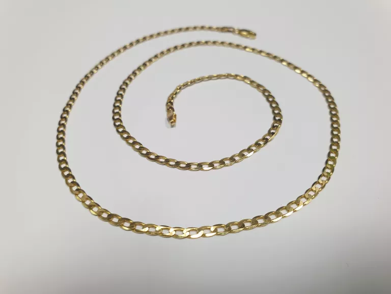 ZŁOTY ŁAŃCUSZEK 6,60G 585 50CM