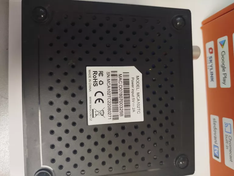 MASCOM MC A102T/C ANDROID TV 10.0 BOX 4K Z TUNEREM ZESTAW