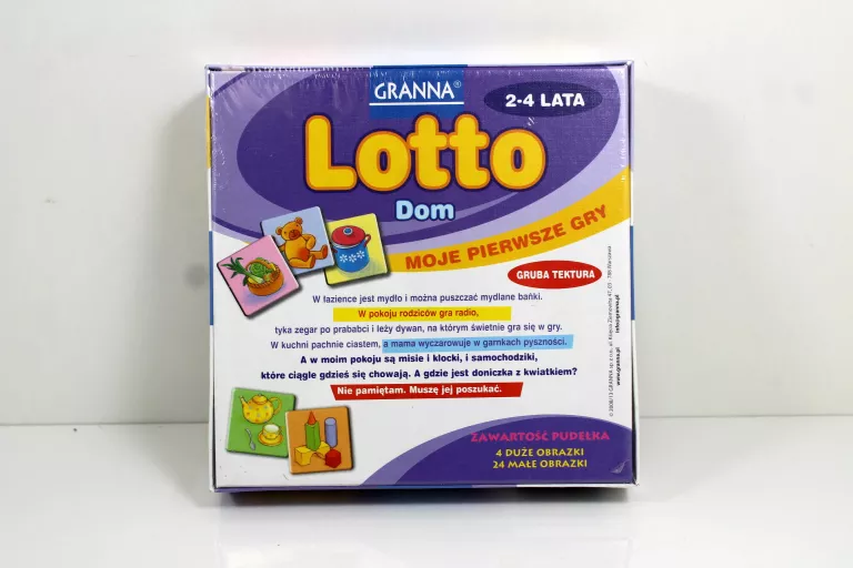 MOJE PIERWSZE GRY - LOTTO. DOM GRANNA