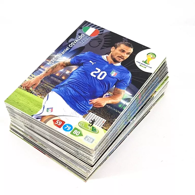ZESTAW KART PANINI BRASIL 2014 - 82 SZTUKI!