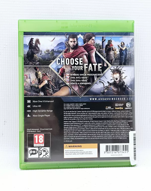 GRA NA XOBOX ONE ASSASSIN'S CREED ODYSSEY
