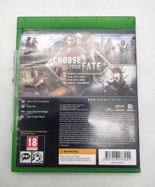 GRA XBOX ONE ASSASSIN'S CREED ODYSSEY