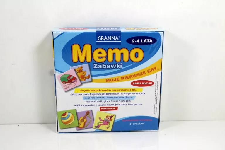 GRANNA: MOJE PIERWSZE GRY - MEMO ZABAWKI