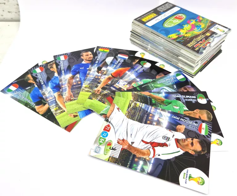 ZESTAW KART PANINI BRASIL 2014 - 82 SZTUKI!