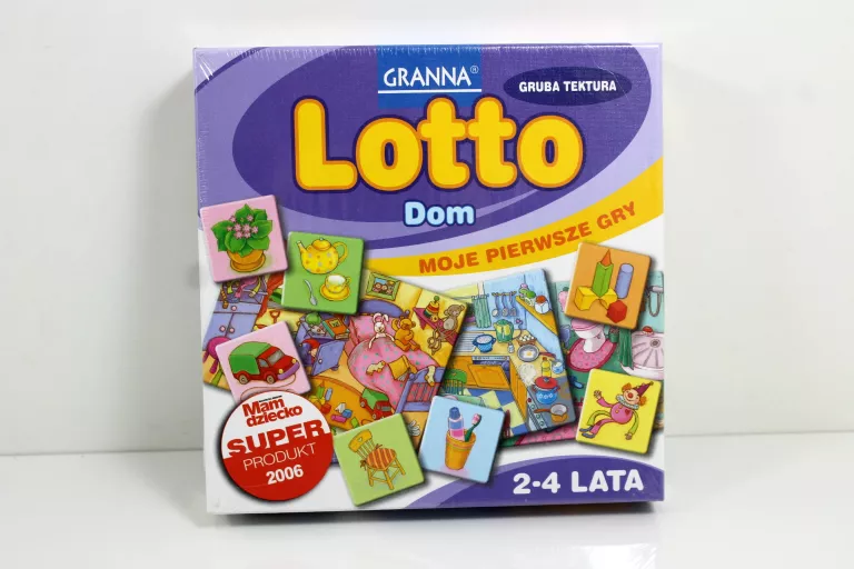 MOJE PIERWSZE GRY - LOTTO. DOM GRANNA