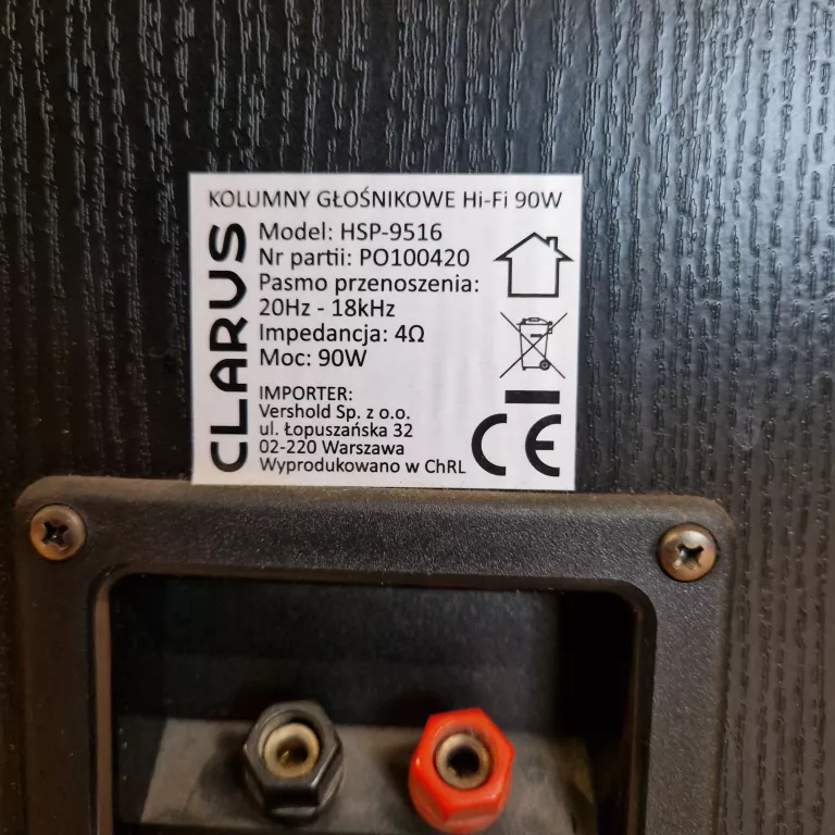 KOLUMNY CLARUS HSP-9516