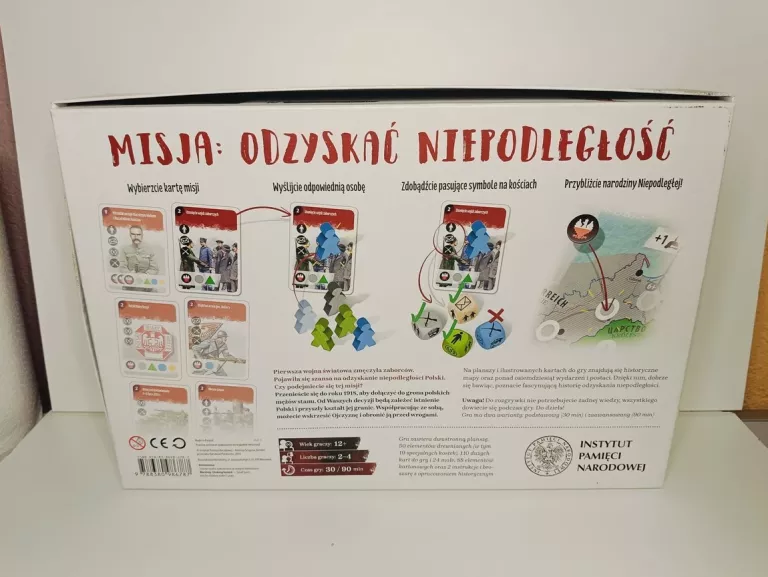GRA PLANSZOWA NIEPODLEGŁA INSTYTUT PAMIĘCI NARODOWEJ
