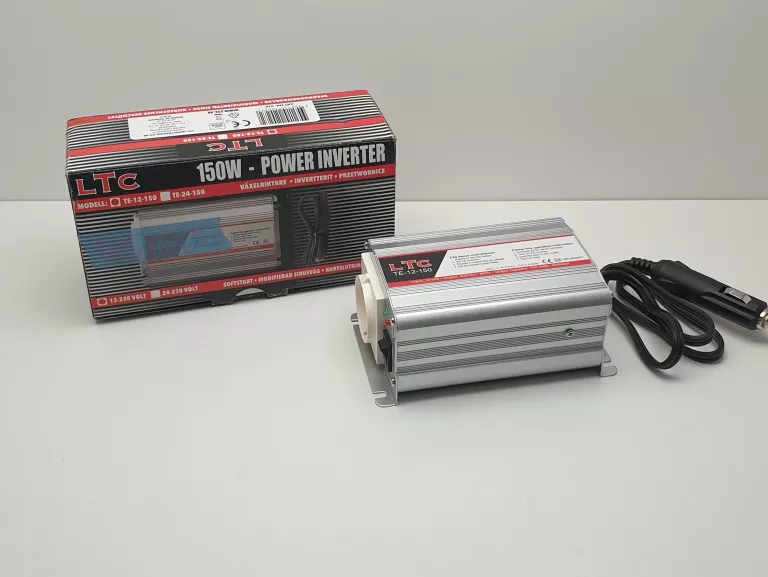 PRZETWORNICA SAMOCHODOWA LTC TE-12-150 150W KOMPLET
