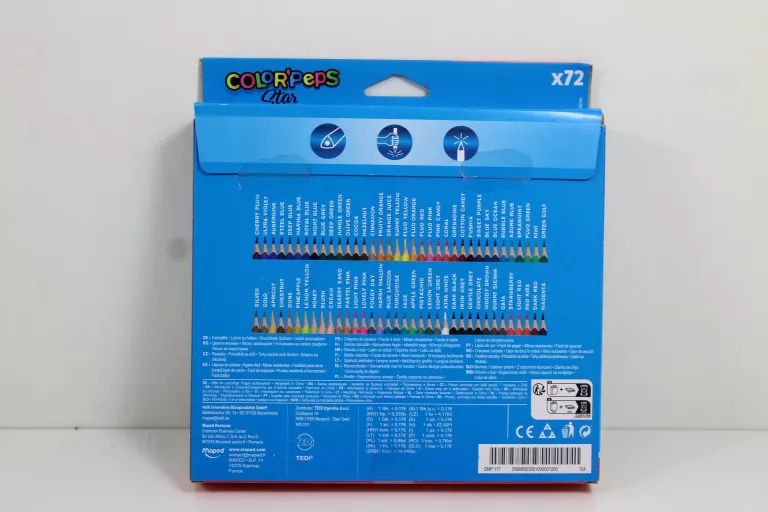 KREDKI MAPED COLOR PEPS 72 SZT
