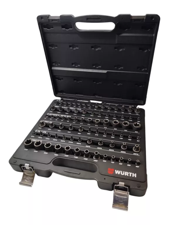 WURTH ZESTAW NASADEK TX 1/4+3/8+1/2CALA 77 ELEM. - KOMPLET