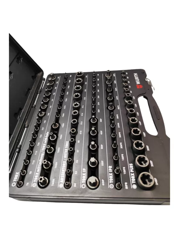 WURTH ZESTAW NASADEK TX 1/4+3/8+1/2CALA 77 ELEM. - KOMPLET