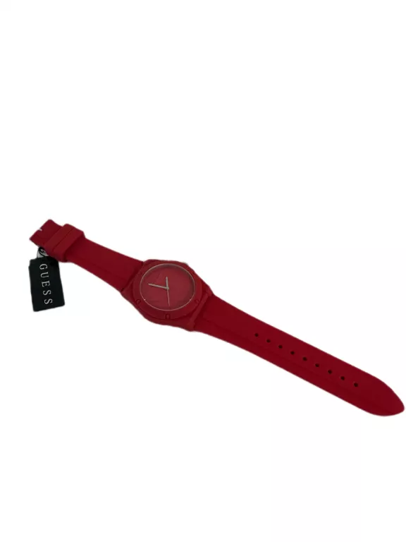 ZEGAREK GUESS WOMEN'S ICONIC U0979L3 RED SILICONE SPORTOWY KOMPLET