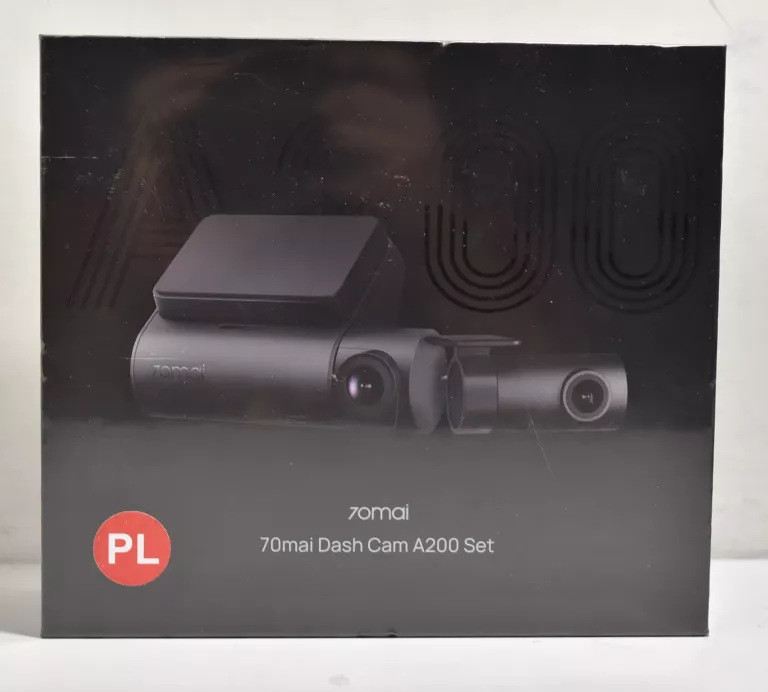 WIDEOREJESTRATOR KAMERA SAMOCHODOWA 70MAI A200 DASH CAM + TYLNA RC11 SET