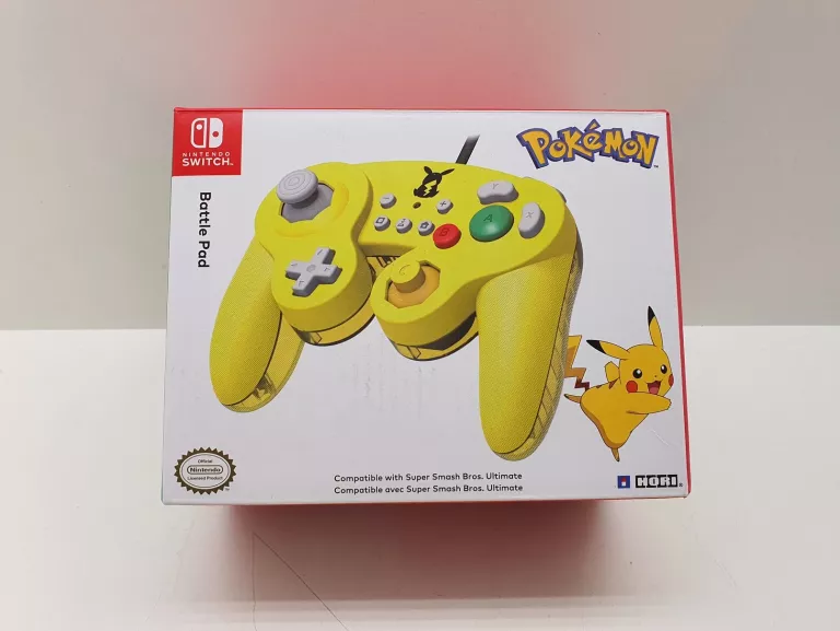 HORI GAMECUBE STYLE PRZEWODOWY BATTLEPAD - PIKACHU, SWITCH