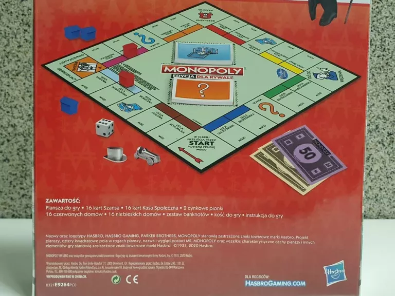 GRA MONOPOLY EDYCJA DLA RYWALI