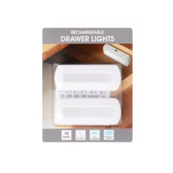 LAMPKI AUKUMULATOROWE PODSZAFKOWE LED KOLOR BIAŁY NEUTRALNY USB MOCNE 2 SZ