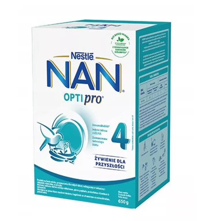 MLEKO MODYFIKOWANE NESTLE OPTIPRO 4 650 G