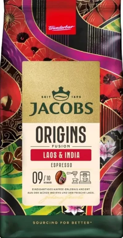 KAWA ZIARNISTA JACOBS ORIGINS ESPRESSO FUSION LAOS & INDIA 1 KG