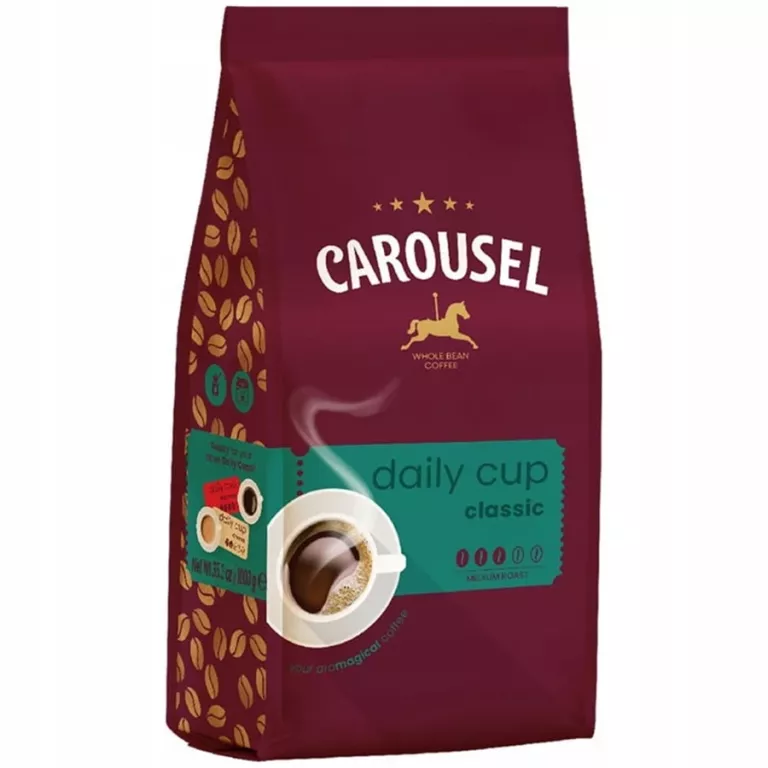 CAROUSEL DAILY CUP CLASSIC 1KG - KAWA ZIARNISTA