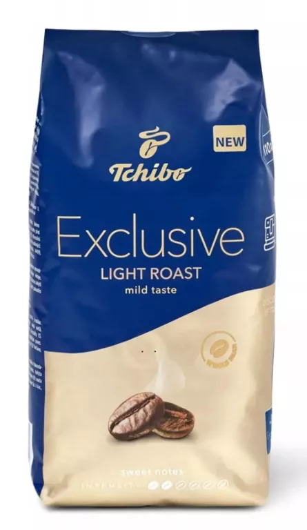 KAWA ZIARNISTA ARABICA TCHIBO EXCLUSIVE LIGHT ROAST 1000 G