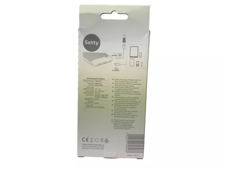 POWERBANK SETTY 10000MAH