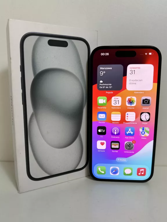SMARTFON IPHONE 15 128GB 96% BRAK BLOKAD/GW/WARTO/OKAZJA