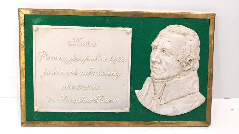 PŁASKORZEZBA OBRAMÓWCE STANISŁAW STASZIC