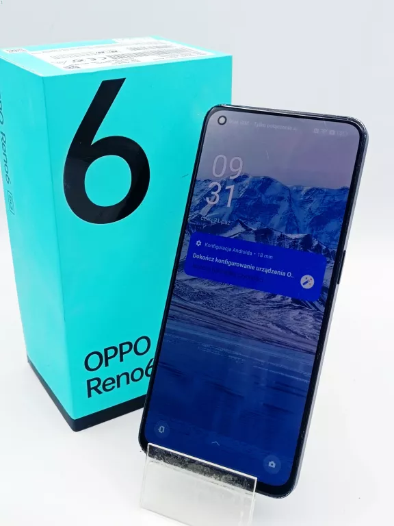 SMARTFON OPPO RENO6 5G 8 GB / 128 GB 5G CZARNY