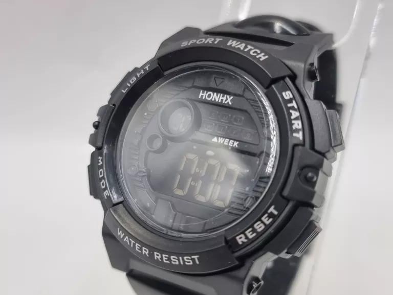 MĘSKI ZEGAREK SPORTOWY CZARNY HONHX