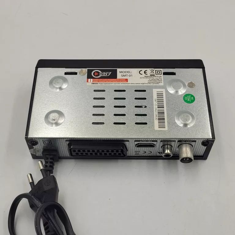 DEKODER DVBT2 DIN TV SMT-01 KOMPLET! POLECAM!