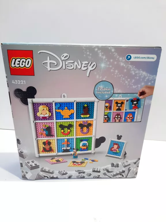LEGO DISNEY 43221 100 LAT KULTOWYCH ANIMACJI DISNEYA