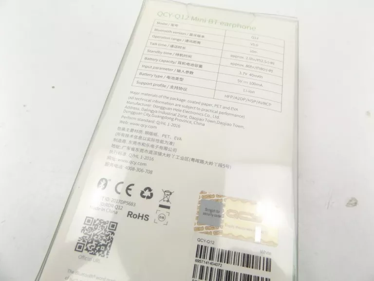 TELFORCEONE QCY-Q12 TWS QCY-Q12 ZESTAW GŁOŚNOMÓWIĄCY