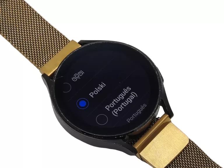 SMARTWATCH SAMSUNG GALAXY WATCH 4 SM-R870 ZŁOTA BRANSOLETKA
