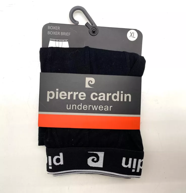 CZARNE BOKSERKI MĘSKIE PIERRE CARDIN ROZMIAR XL
