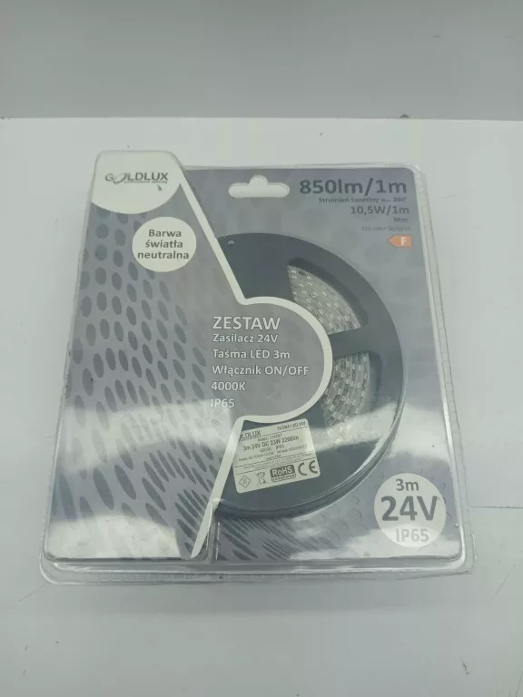ZESTAW TAŚMA PASEK LED 24V 3M Z ZASILACZEM